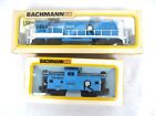 0728 Bachmann Vintage Ho Ge Lighted Diesel Rock Island And Caboose