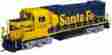 10001743 Atlas Ho Santa Fe Emd Gp38-2 Diesel Engine 2372 843375075019