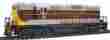 151-iob 980007 Life-like Products Nos Proto 2000 Ho Gp7 Locomotive Algoma Central