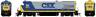 18521 Rapido New Ge Locomotive Csx Gray Blue Yellow Trains