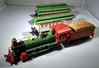233-b Rare Tyco Ho Scale At Sf Engine Tender Passenger Cars