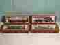 4015 Tyco Ho Santa Fe F7 Diesel Engine Locomotive 3 New Cars All Original Box