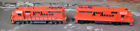 4220 Athearn Pair Ann Arbor Rr Custom Painted Weathered Blue Box