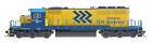 Sd40-2 49343 Intermountain Ho Ontario Northland Locomotive