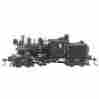 50-ton 80604 Bachmann Ho Painted Unlettered Two-truck Climax 022899806044