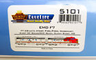5101 Broadway Limited Blue Line Ho Santa Fe Emd Pwrd Dummy