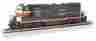 0228994 62417 Bachmann Bachmann-emd Gp7 W Dcc Cotton Belt Ssw 304 Black Widow Silver Oran 022899624174