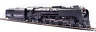 6647 Broadway Limited Imports Union Pacific Class Unlettered Black Grap