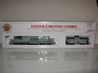 8261 Bachmann Ho Scale Csx Diesel Locomotive And Caboose Ob Mint