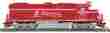 85-2024-1 Mth Ho Indiana Railroad Gp38-2 Diesel Engine With Proto-sound 3 3803 658081352206