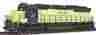 920-48053 Walthers Ho Locomotive Emd Sd45 C Nw 6482 Standard Dc 616374089031