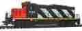 931-140 Walthers Trainline Ho Emd Gp9m Canadian National 4114 Stripe Scheme