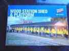 933-3188 Shed Walthers Station Cornerstone Platform Wood Ho