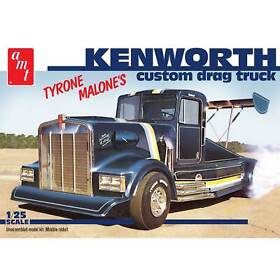 Amt 1/25 Kenworth Custom Drag Truck Tyrone Malone Scale Model Amt1157 Plastics