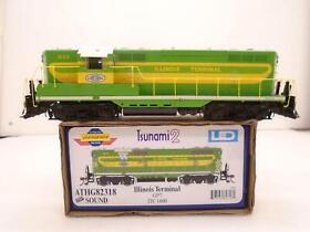Athearn Ho G82318 Gp-7 Locomotive Illinois Terminal 1600 Tsunami 2 Dcc Sound