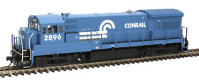 Atlas Ho Scale Ge U33b Dcc Lok Sound Conrail Cr Blue White #2932