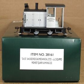 Bachmannm On3 Midwest Quarry And Mining 0-4-0 Side-rod Gas Switcher Engine With Dcc