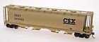 226086 Cst Black Ho-scale 4-bay Csx Tan Imrc -hatch Roof Cylindrical