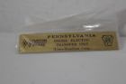 Emblem Nj Brass Custom For Prr Diesel Electric Transfer Unit