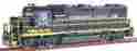 920-30766 Gp38-2 Life-like Products Powered Locomotive Seaboard Coast Line Road 500 Ho Scale