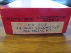 Ho-105 Keystone Ho Locomotive De Metal Type Shay Montage Lechelle Lot