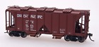 48606-13 Hopper Up Red Covered Union Cuft Pacific Intermountain 1958 Nib 2-bay