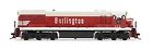 Hr2528 Burlington 550 Rivarossi U25c Ready Ge Quincy Chicago 2014 Dcc Ho