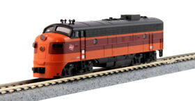 Kato 176-2302-dcc N Milwaukee Emd Fp7a Diesel Locomotive With Dcc #90c