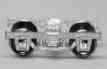 Kb1260 Ho Time Unpainted Rolling Part Model Passenger Trucks Stock Railroad