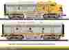 Mth8021150 Mth8021160 Mth New Ho Santa Fe Yellow Warbonnet F7 A Unit And F7b