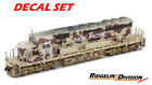 87-1137 - Sd40-2 3593 Up Decal Storm Intermountain Desert Mc-4048 Set