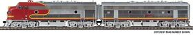 Walthers Proto 40921 Santa Fe Warbonnet F7 A-b Set 314l #314a With Dcc And Sound Nib