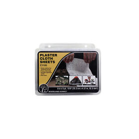 Woodland Scenics Plaster Cloth Sheets 8inch X 12inch 30 Wooc1193 Train Scenery Non
