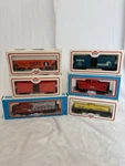 Vintage Model Power Ho Scale Train Lot Of 6 Boxes Untested. Fixed Price $59.99.