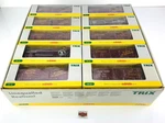 PR495 - Trix H0 24900 Set Of 20 Usa Freight Wagons With Different Numbers!. Fixed Price $541.25.