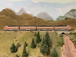 Kato Western Pacific F3 Locomotive Set #106-0302, 176-1203, 176-1207. Fixed Price $299.00.