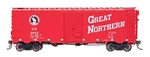 Great Nothern 12 Panel 40FT Box Car Ho Intermountain 19365. Fixed Price $22.95.