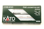 Kato N-scale #106-6101 P42 Locomotive Set Amtrak #9 #53 Phase Japan. Fixed Price $299.99.