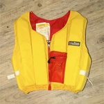 L.l. Bean Chinook Life Jacket Medium Yellow Red Mpn 97052. Fixed Price $50.00.