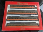 Ho Rivarossi 6953 B Set 1930'S Illinois Central Metal Wheels. Fixed Price $231.46.