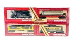 943-393 Mantua Ho Reading Way Freight Set Loco Flatcar Gondola & Caboose. Fixed Price $74.95.