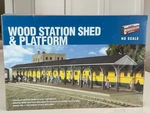 Ho 1:87 Walthers Cornerstone Kit 933-3188 Wood Station Shelter & Platform Sealed. Fixed Price $24.99.
