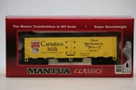 Mantua Super Heavyweights Ho 1:87 Scale 41' Steel Refrigerator Carnation #733306. Fixed Price $19.99.