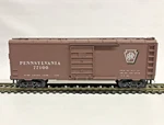 Roundhouse 1081 40' Roundtop Box Car Pennsylvania Prr 77100 Kadee Couplers. Fixed Price $10.00.