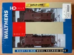 770 Ho Scale Walthers Gold Line 2-PACK Atsf Caboose #932-7581. Fixed Price $59.00.