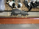 Tyco Mantua Ho Santa Fe Slope Tender Steam Engine. Fixed Price $15.00.
