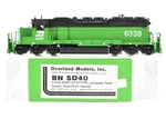 Ho Brass Omi Overland Models Bn Burlington Northern (ex. C&s) SD-40 Custom Paint. Fixed Price $399.99.