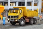 Kibri Kit 14023 Ho Mb Meiller 4-AXLE Kipper With Functional Front And Rear-l. Fixed Price $107.94.