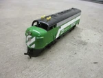 Athearn Ho Track Tested F7A Diesel,burlington Northern #9760. Fixed Price $49.95.