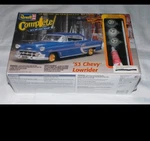G1A Sealed Revell 53 Chevy Lowrider 1/24 Scale Plastic Model Kit #85-6680. Fixed Price $56.18.